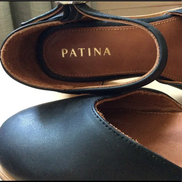 Portland Leather Patina Mary Jane Shoes Size 8 - Picture 3 of 6